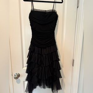 BCBGMaxazaria Tiered Strapless Dress